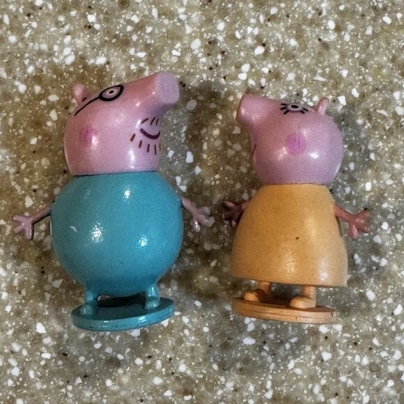 Vintage 2003 Peppa Pig Lot of 9 Mini Figures Hasbro - Picture 2 of 14